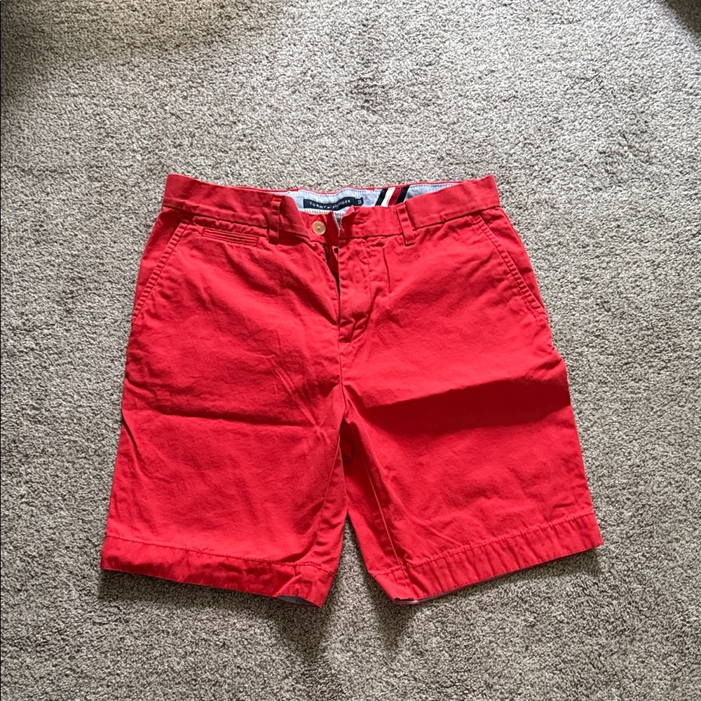 Tommy Hilfiger Men's Vibrant Red Shorts